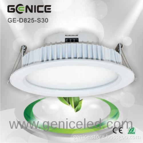 8\" 24W CE ROHS certificates LED down light with power supply